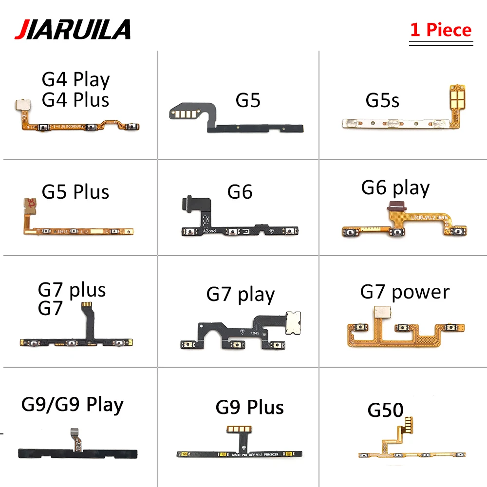 Flex Power Per Moto G5S G30 G6 G7 G8 G9 Riproduci G7 G8 Power Lite G4 G5 G6 G7 G8 G9 Plus G50 Accensione Off Volume Tasto Tasto Flex