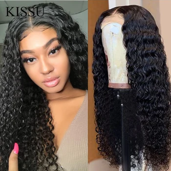 

Brazilian Deep Curly Wig 4x4 Closure Wig Deep Wave Wig Brazilian Hair Wigs 4x4 Lace Closure Wig Brazilian Wig Curly Human Hair