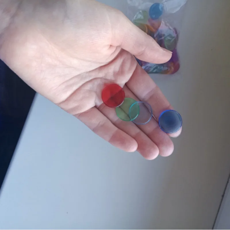 Montessori Learning Education Math Toys 100pcs Learning Resources Color Plastic coin Bingo Chip Children Kids Classroom Supplies