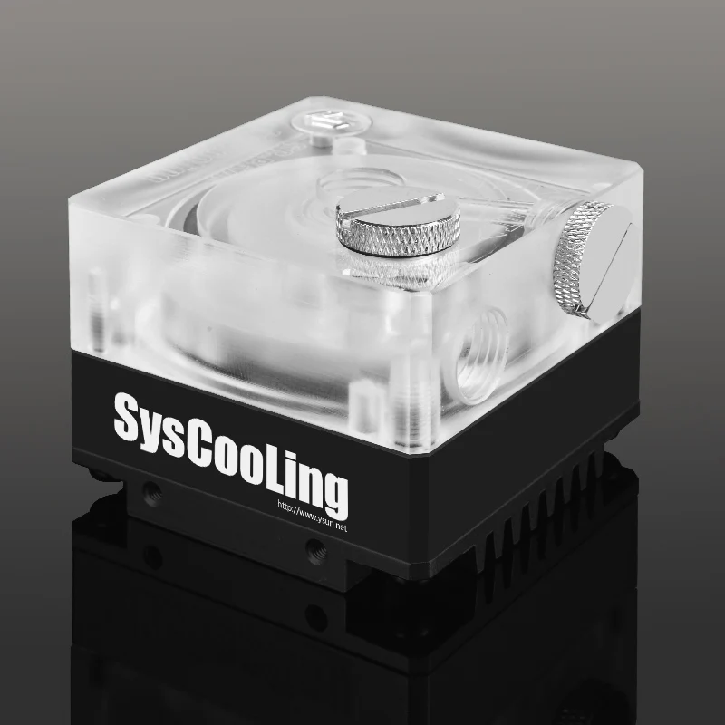 SYSCOOLING P67B ультра-тихий RGB ламповый насос водяного охладителя компьютера водяное охлаждение тепловыделение ШИМ контроль скорости насоса