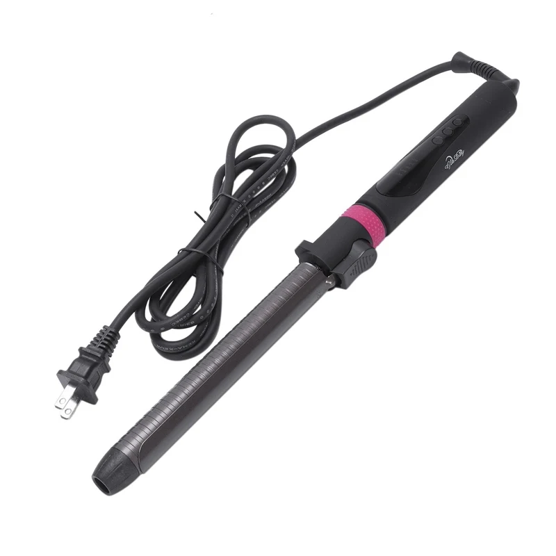 Hair Curler Curling Wand Iron Rotatable Styler Wet&ampDry Tongs Curly Styling Tools Temperature Adust 22Mm(Us Plug) | Красота и
