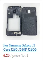 Для Samsung Galaxy J2 J200 J200H J200F J200G J200M телефон шасси Средний рамка с Корпус задняя крышка аккумулятора+ инструмент