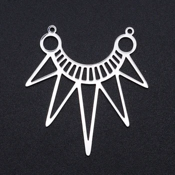 

5pcs/lot Stainless Steel Retro style Connector Charm Pendant Wholesale Never Tarnish Jewelry Making Charms Accept OEM Order