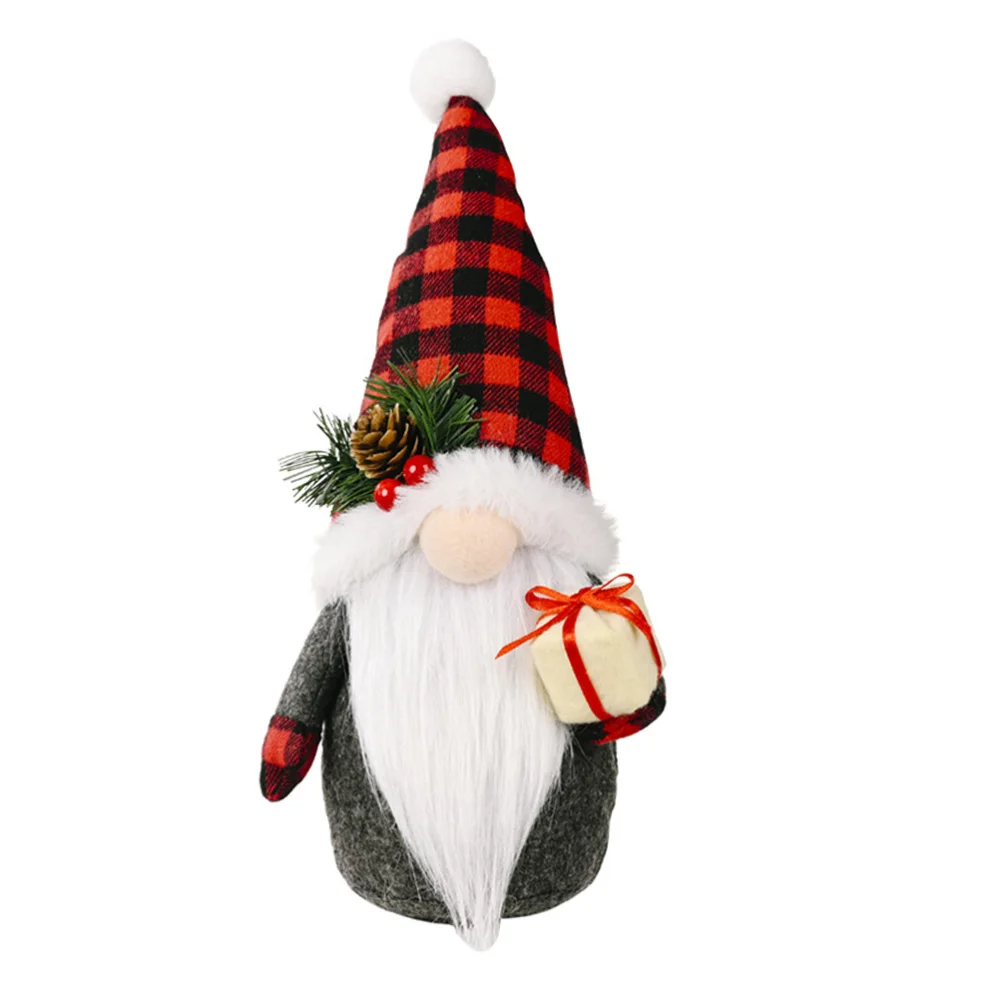 1pc Lovely Doll Adornment Christmas Themed Faceless Ornament for Home | Игрушки и хобби