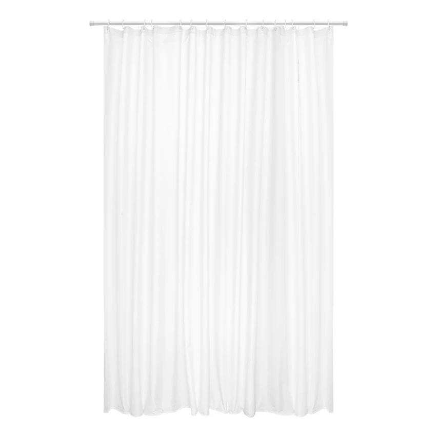 Transparent Shower Curtain Waterproof Clear White PEVA Bath Curtains Liner for Bathroom Mildew Home Hotel with Free Hooks shower curtains