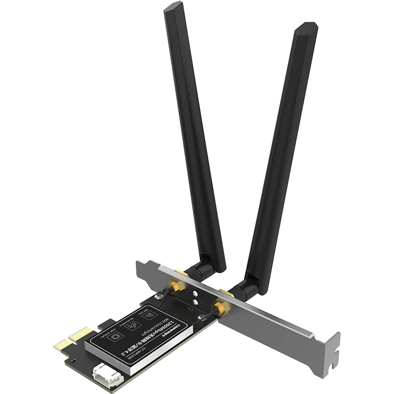Comfast 1200 Мбит/с гигабитный двухдиапазонный 802.11AC 5 ГГц беспроводной Wlan Wi-Fi карта адаптер Bluetooth 4,2 беспроводная wifi карта CF-WP1200 - Цвет: Wifi Card