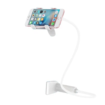 

360 Universal Flexible Holder Desk Table Clip Bracket Arm Lazy Mobile Phone Gooseneck Stand Holder Stent Flexible Bed For Phone