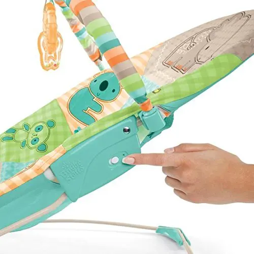 Детское кресло качалка музыкальное вибрирующее регулировочный шейкер колыбель