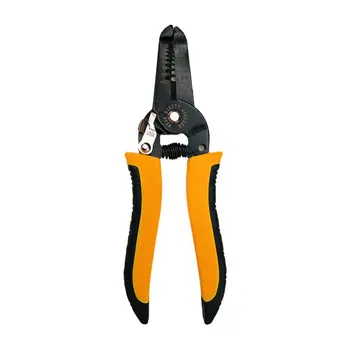 

7\" Professional Wire Stripping Cutter Portable Stripper Crimper Pliers Multi-function Cable Wire Crimping Manual Tool Mini Bent