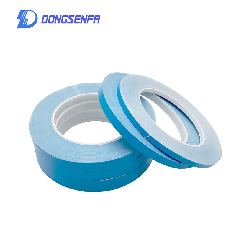 DONGSENFA 25 м/рулон Двусторонняя теплопроводная лента Теплопроводящая клейкая лента для чипа PCB светодиодные полосы радиатора