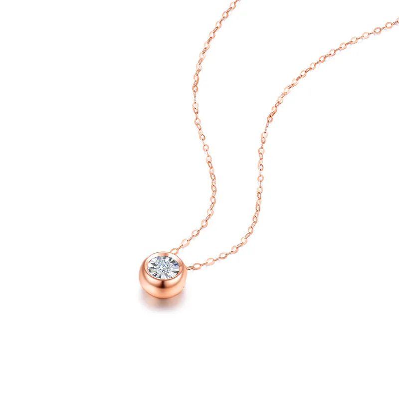 Бренд ZOCAI Wave Point 18K gold necklace0.03/0,06/0.10ct Алмазное ожерелье Настоящее сертифицированное ожерелье-чокер подарок D06607