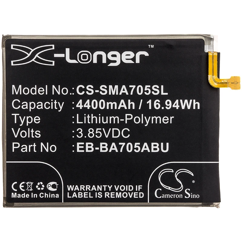 Cameron sino 4400 мАч батарея для SAMSUNG Galaxy A70 Galaxy A70 SM-A705 SM-A705F/DS SM-A705FN/DS SAMSUNG EB-BA705ABU
