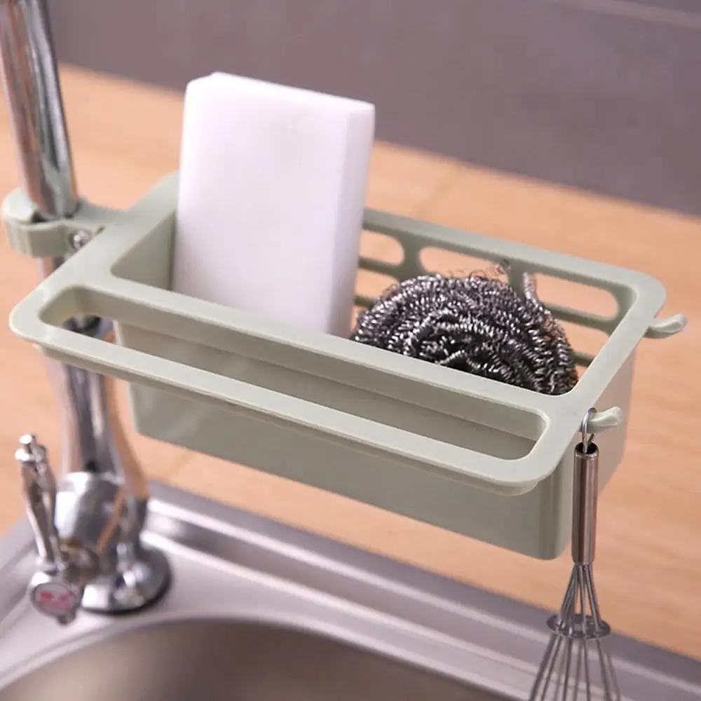 

New Multi-function Faucet Storage Rack Sink Sponge Storage Rack Dish Drain Soap Brush Organizer Kitchen Bathroom Accessory Rack