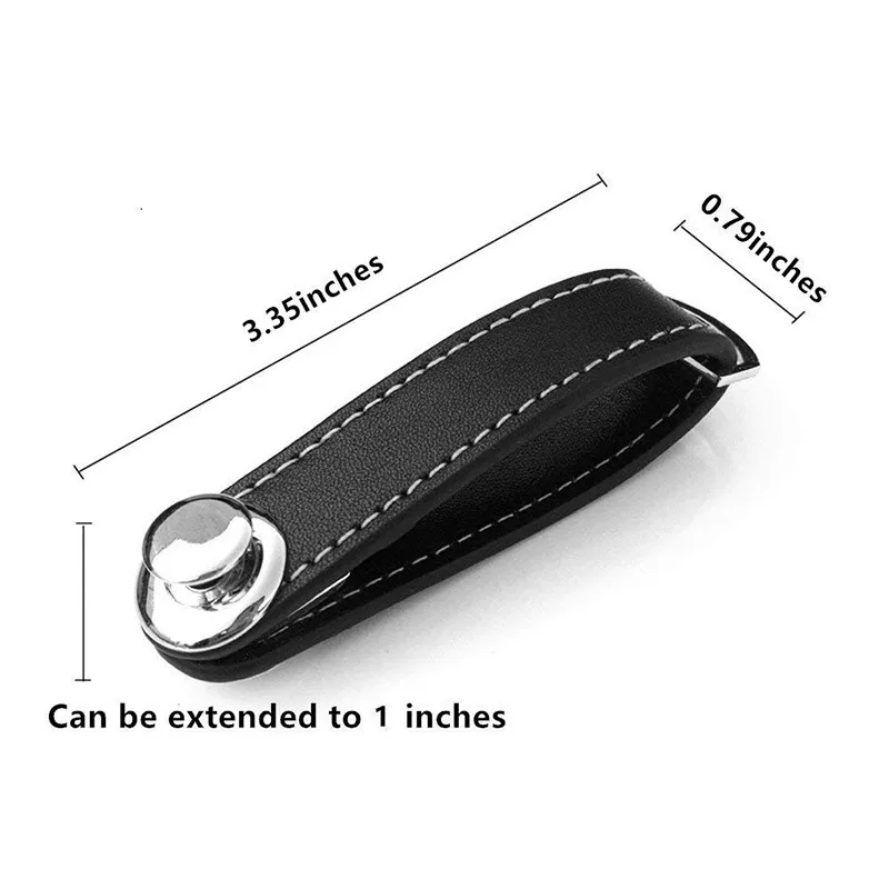  Leather Car Key Pouch Bag Case Wallet Key Holder Chain Key Wallet Collector Housekeeper EDC Pocket  - 32876099878
