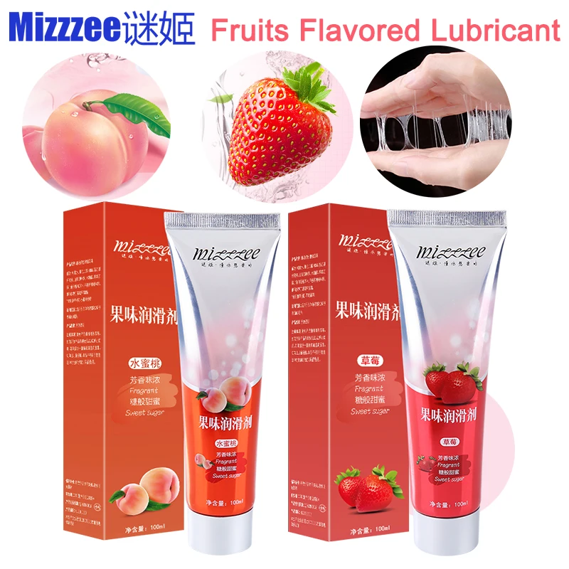

Mizzzee Fruit Flavor 100ml Water-soluble Lubricants Oral Sex Oil Gay Anal Sex Lubricant Vagina Massage Oil Adult Sex Products