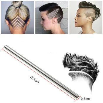 

1pc Magic Engrave Beard Hair Scissors Eyebrow Carve Pen Tattoo Barber Hairdressing Scissors Eyebrow Oil Head Carving