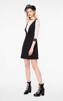 

2019 Women's European Two-piece suit with waist-knit suit