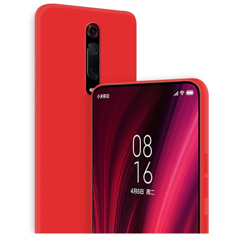 Оригинальный жидкий силиконовый чехол для Xiaomi mi 9 t t9t мягкий тонкий полный Чехол