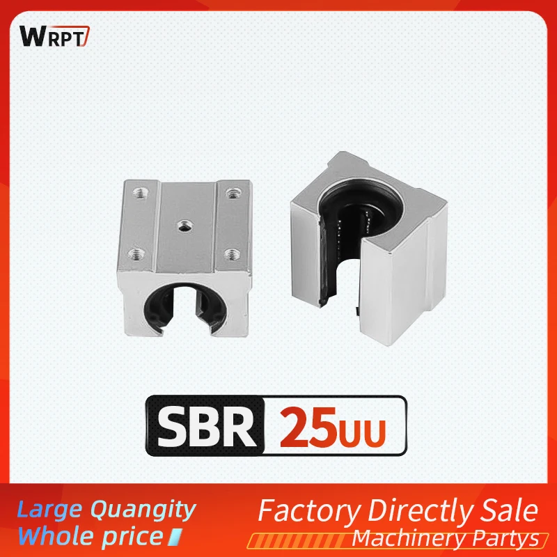 

Direct selling slider SBR box type opening SBR25UU/with copper sleeve/with pressure plate/dustproof/straight circle