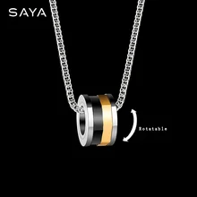 Men Pendant, Tungsten Necklace, Personality Waist Sweater Chain Hip Hop Pendant Clavicle Chain Design , Free Shipping, Engraving