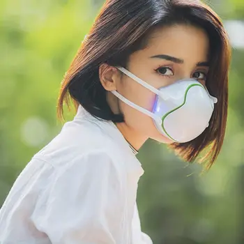 

Anti-Pollution Electric Mask Air Purification Reusable Face Mask Anti Smog Filter Dustproof Breathable Respirator Fan Mask