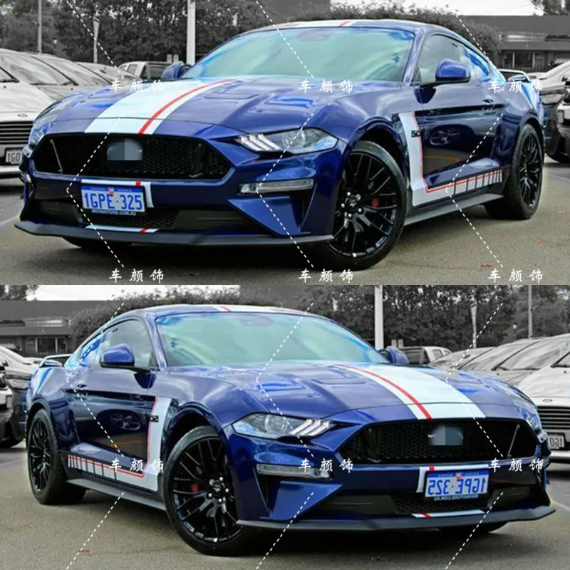 

Hood Decal Sticker Car Goods Auto Accessories Sticker Exterior Details Stickers For Ford Mustang 05-18 GT Vinyl Decal Sticker