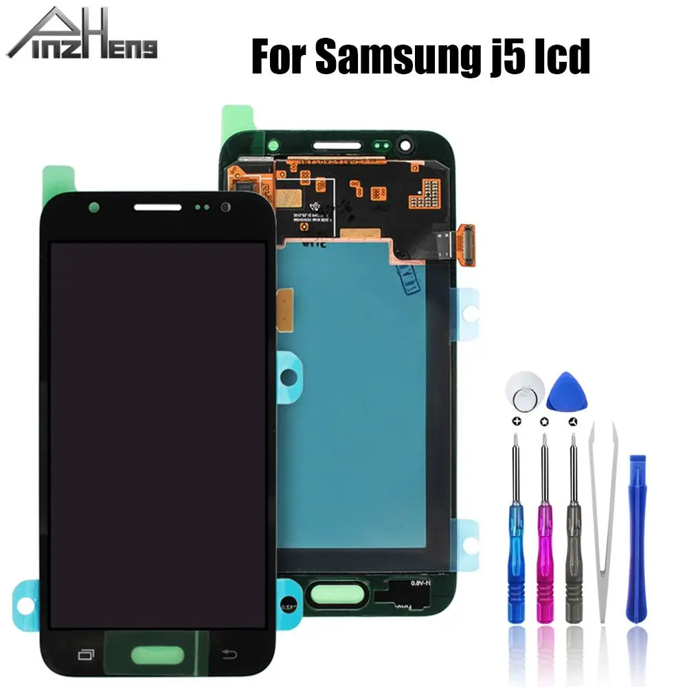 

PINZHENG AAAA Quality LCD For Samsung Galaxy J5 2015 J500 J500F J500G J500M LCD Dispaly digitizer assembly For samsung J5 screen
