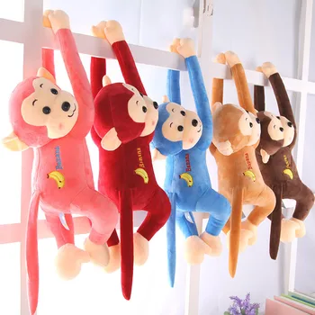 

Plush Toy Monkey Doll Cute Long Arm Monkey Doll Electric Car Crash Monkey Pillow Curtain Monkey Birthday Holiday Gift Sp052