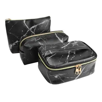 

Makeup Brush Holder Cosmetic Bag Marbling Practical Multifunctional Durable Lightweight Makeup Tool Kit Set Free Shipping