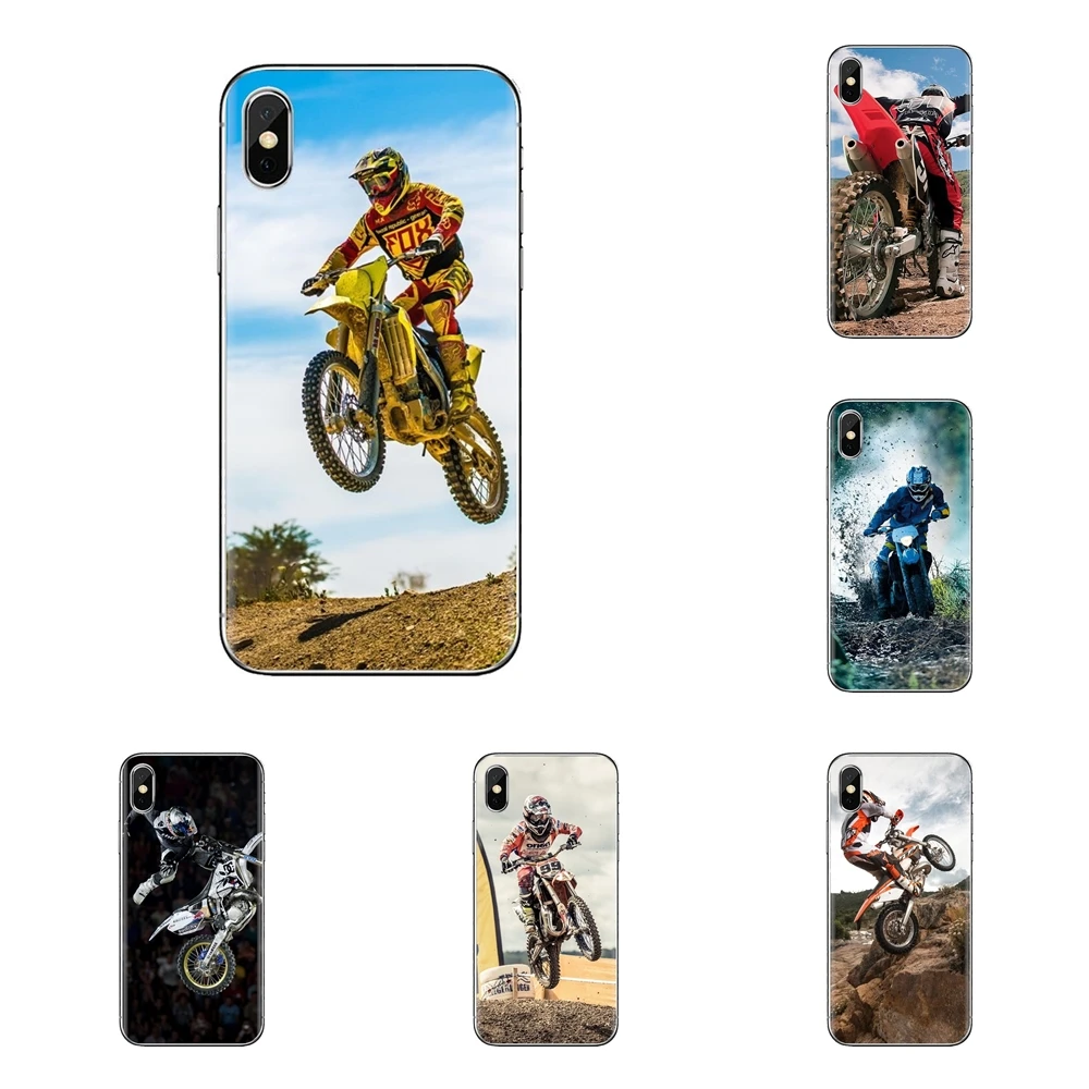 Silicone Phone Housing For Xiaomi Redmi 4A S2 Note 3 3S 4 4X 5 Plus 6 7 6A Pro Pocophone F1 Motocross jump splatter HD Wallpaper |