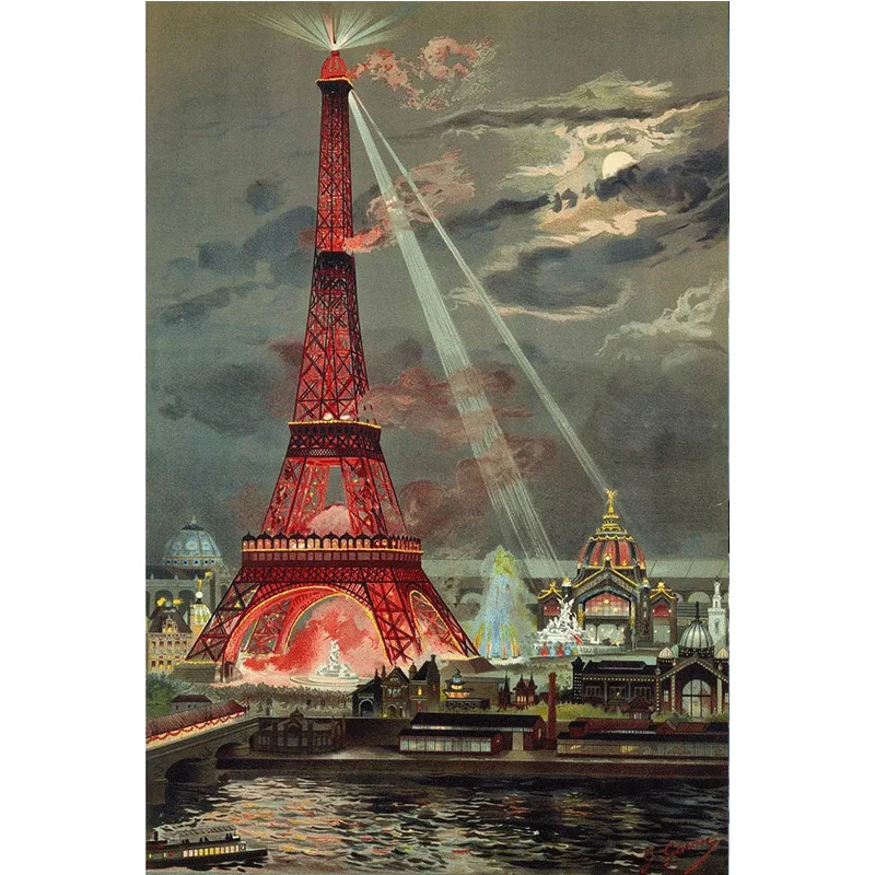 

Diamond Painting DIY5d Oil Painting Iron Tower Resin Full of Crystals Manufacturers Direct Selling Recruitment Agent Support on