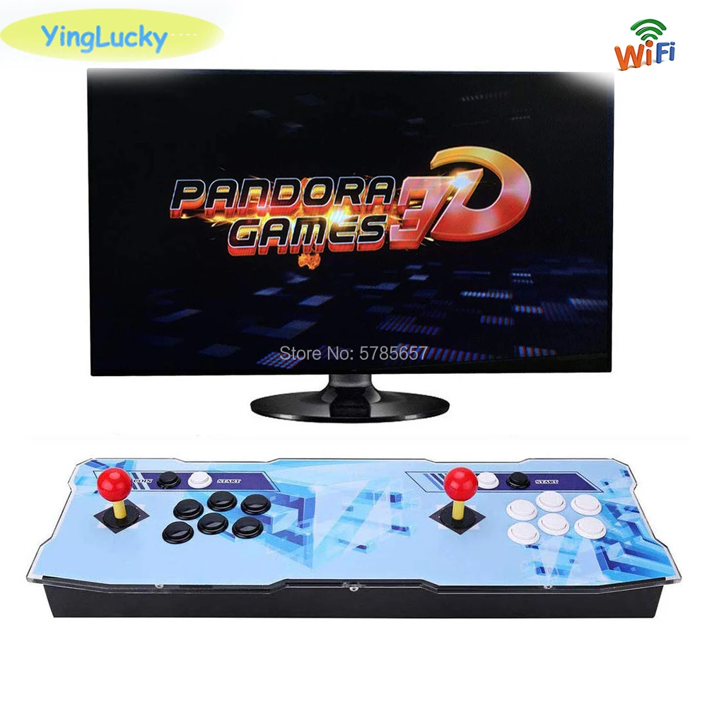 Yinglucky Pandora Box 3D WiFi аркадная коробка 4018*160 * игры Нулевая задержка джойстик геймер 2
