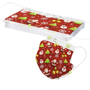 

Fast Delivery 10pcs Children's Mask Disposable Print Face Mask Industrial 3ply Ear Loop Breathable Scarf Face Mask Mascarillas