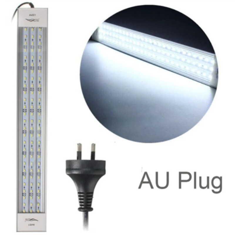 A451 AU Plug 1 компл. Аквариум высокое качество аквариумные растения светильник для выращивания клипса лампа украшение светодиодный светильник ing 20-50 см EN/AU Plug peceras iluminacion - Цвет: A451 AU Plug