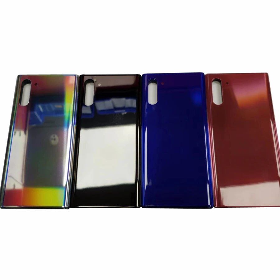 Задняя стеклянная крышка для samsung SM-N973 N975 Note10 Note10+, сменный жесткий чехол на заднюю дверь, задняя крышка корпуса