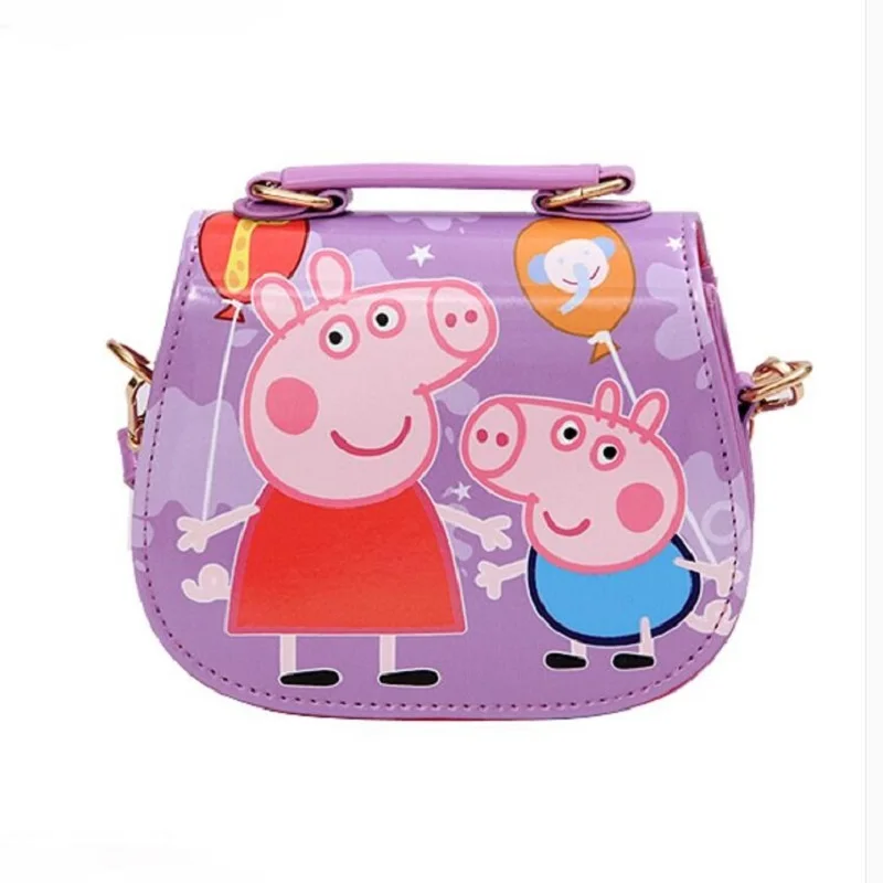 Peppa Pig маленькая девочка Джордж мультфильм кошелек сумка Kawaii для мальчиков и девочек сумка Mochila кошелек для телефона nivienos Juguetes Regalos