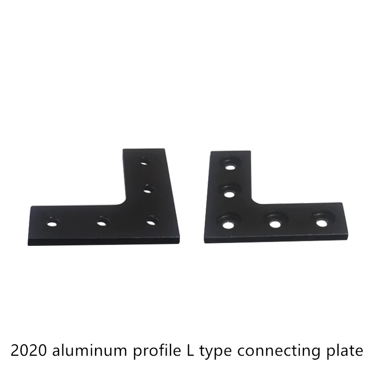 

3d Printer parts 2020 Aluminum profile L type connection plate corner fittings Bracket