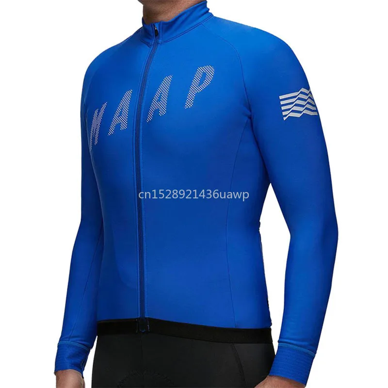 Traje de ciclismo engrosamiento de lana de invierno зимний термальный флисовый длинный рукав Джерси велосипедный комплект зимние куртки мужские