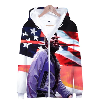 

2019 hot sale KHALID Zipper hoodies 3D Hoodie Sweatshirt Women Harajuku KHALID Hoodies men Plus Size for men streetwear