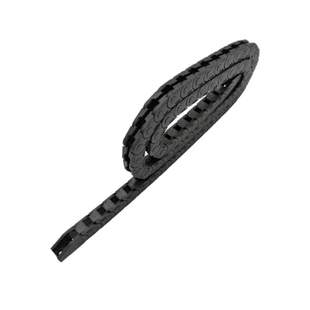 

JFLO 10x6mm 1meter Convenient Without Opening Plastic Chain Drag Chain Wire Carrier Cable With Connector For CNC Free shipping