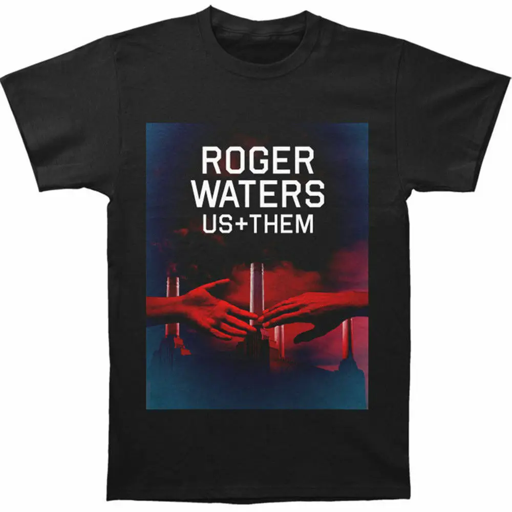 Roger Waters Us And Them-Мужская черная футболка импорт США |
