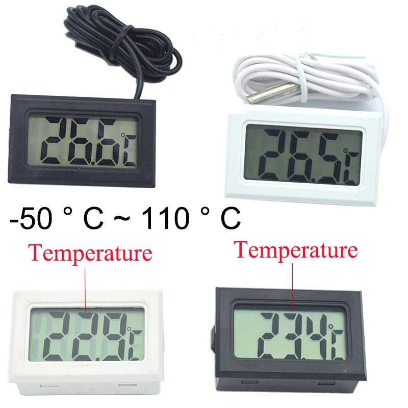 

LCD Digital Thermometer for Freezer Temperature -50~110 degree Refrigerator Fridge Thermometer