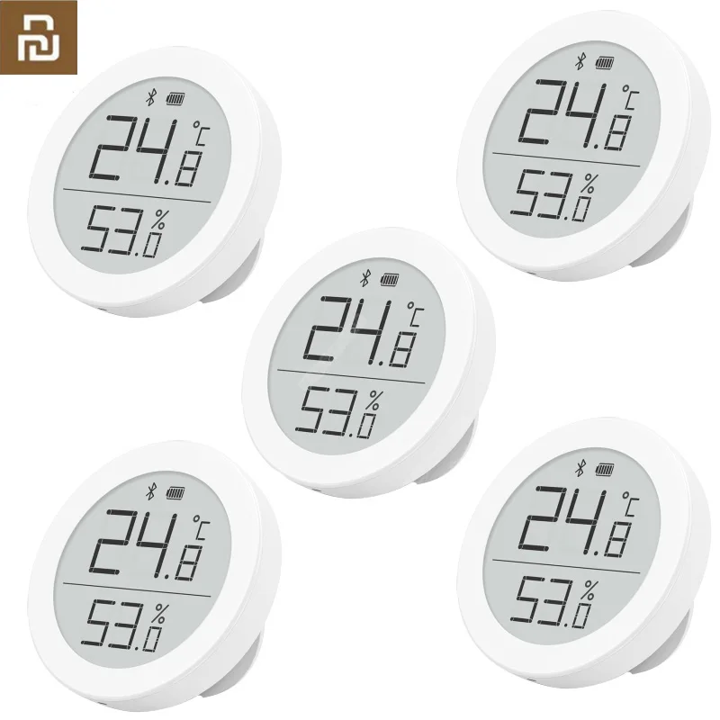 Электронный гигрометр Youpin ClearGrass совместимый с Bluetooth термометр и 0 ~ 50 чернильным