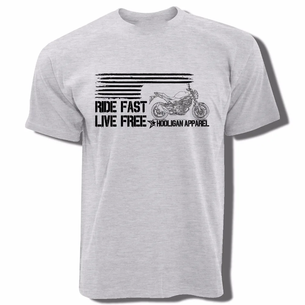new casual Tee Shirts Unisex More Size And Colors SV650 Inspired Motorcycle Arter T-Shirt Rider Fast Brand T shirt | Мужская одежда