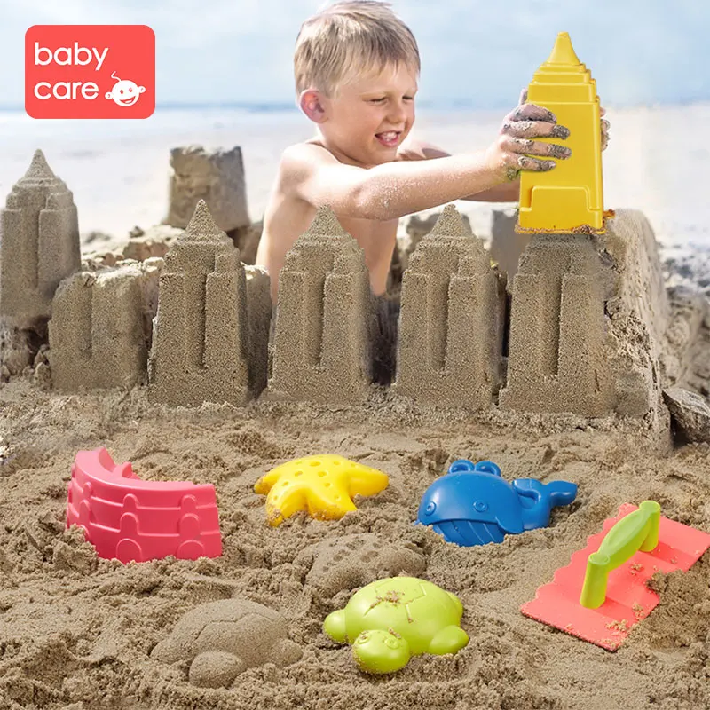 Babycare 7-13 шт./набор пляжные игрушки строительные игрушки Набор детских игрушек для купания песок водный инструмент игрушки