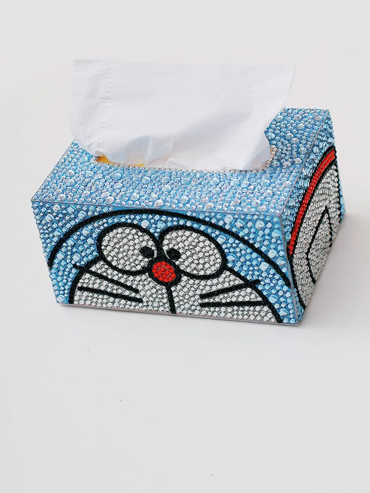 Newest Special Shape Diamond Painting Handmade DIY Tissue Box Home Office Car Crystal Diamond Embroidered Cross Stitch