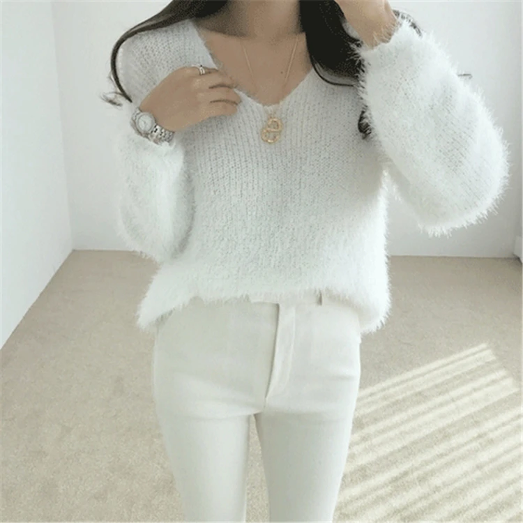 Colorfaith Новинка осень зима женские свитера свободные повседневные Модные минималистичные топы корейский стиль вязание дамы SW9160