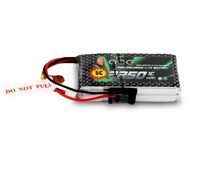 

Hot Gens ace 2250mAh 6.6V 2S1P LiFe Battery Pack with BBL1 3P Plug for 14SG 4PLS T8J Remote Control
