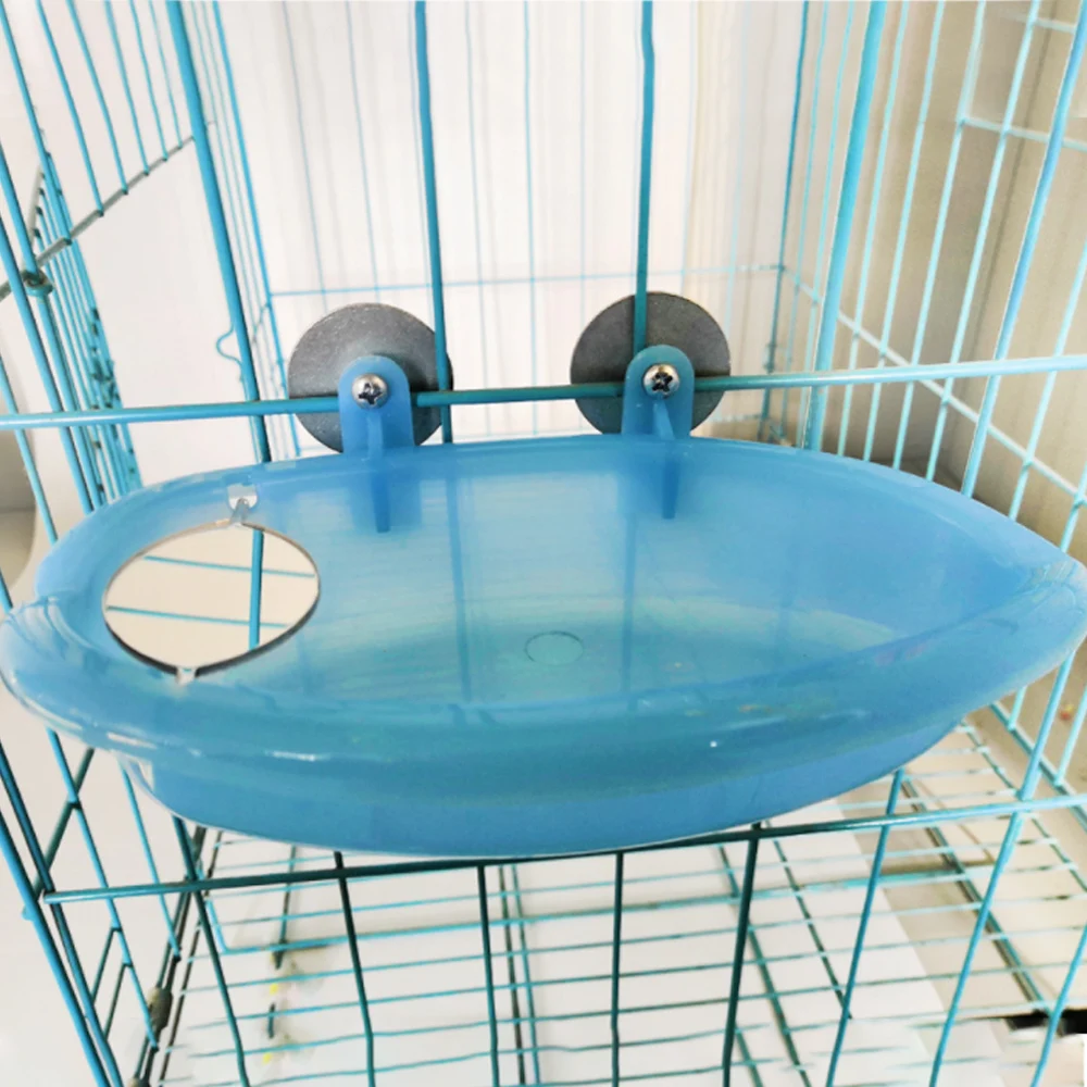 PAPASGIX новинка, ванна для попугая с зеркалом, клетка для домашних животных, аксессуары для бассейна, ванна для птиц, душевая коробка, игрушки для домашних животных