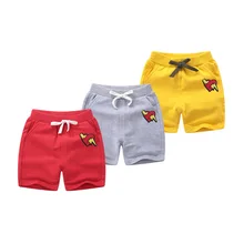 Пляжные брюки для мальчиков и девочек; летняя новая стильная детская одежда; детские спортивные шорты; популярные брюки